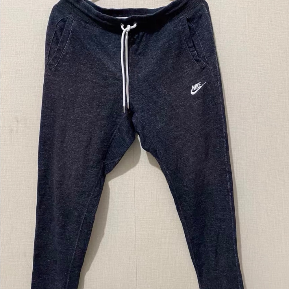 Nike Kids Charcoal Joggers with White Logo